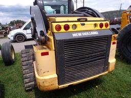 New Holland C238 Tracked Skid Loader, EROPS Cab with AC, Hand Controls, 78'