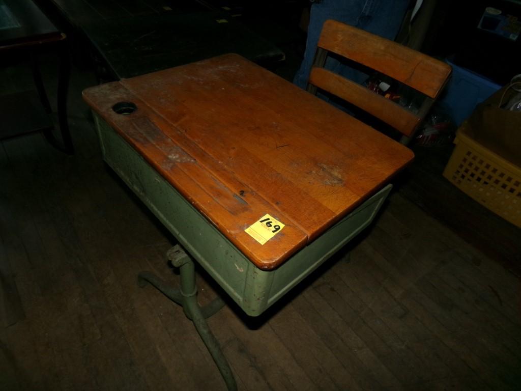 Antique Student Desk (Upstairs)