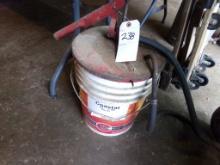 1/4 Bucket Of 90W Gear Oil And Bucket Pump