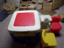 Group of Little Tikes Furniture