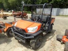 Kubota RTVX900 Utility Vehicle, 4WD, 1970 Hours, Dsl., Power Dump, ROPS, s/