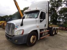 2016 Freightliner Cascadia Tandem Axle Truck Tractor, DD15 Engine, Eaton 10