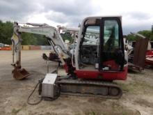 Takeuchi Green Machine Elect. 240 Excavator with Charger, Lithium Whisper T