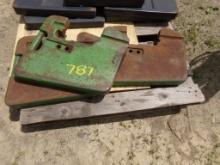 (3) Green, Suitcase Weights