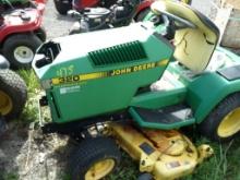 John Deere 320 Garden Tractor with 46'' Deck, Hydro, NEEDS WORK-NOT RUNNING