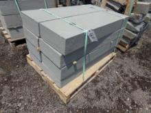 (8) Pieces 14''x48''x6'' Thick Thermaled Bluestone Steps, Sold By The Palle