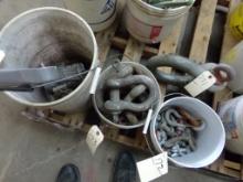 Bucket Of Medium Clevis's (Shop)