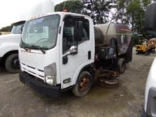 2009 Isuzu Cab Over Sweeper Truck, Stainless Sweeper Body, Auto, 12,000 LB