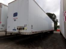 2008 Wabash 53' Box Trailer #57, Swing-Out Doors, VIN#: 1JJV532W68L143367