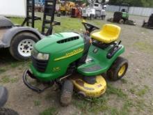 John Deere LA110 Riding Mower with 42'' Deck, 17.5 HP, 915 Hrs.