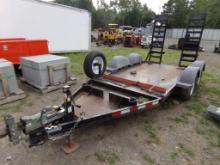 2018 MMDI Small Equipment Trailer, Tandem Axle, 64'' Wide x 10' Deck (4' OF