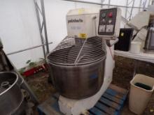 Pietroberto Fast 120, 120 Qt. Floor Mixer with Bowl and Whip