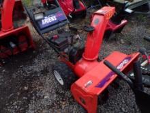 Ariens ST1028LE Walk Behind Snow Blower, 28'', Tecumseh Engine, NEEDS WORK