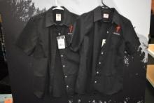 (2) SPECIALIZED DICKIES WOMENS SHOP SHIRTS, SIZE M