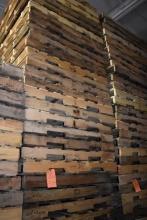 COLUMN OF WOODEN PALLETS, 45" x 48", APPROX. 34 COUNT