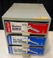 HANDI-PACK screw drawers full of parts and materials