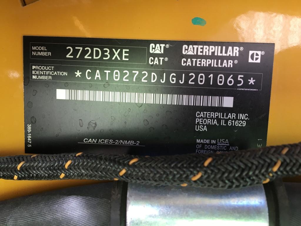 2022 Caterpillar 272D3XE Skid Steer Loader,