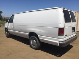 2002 Ford E350SD Cargo Van,