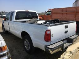 2010 Ford F250 Extended Cab Pickup,