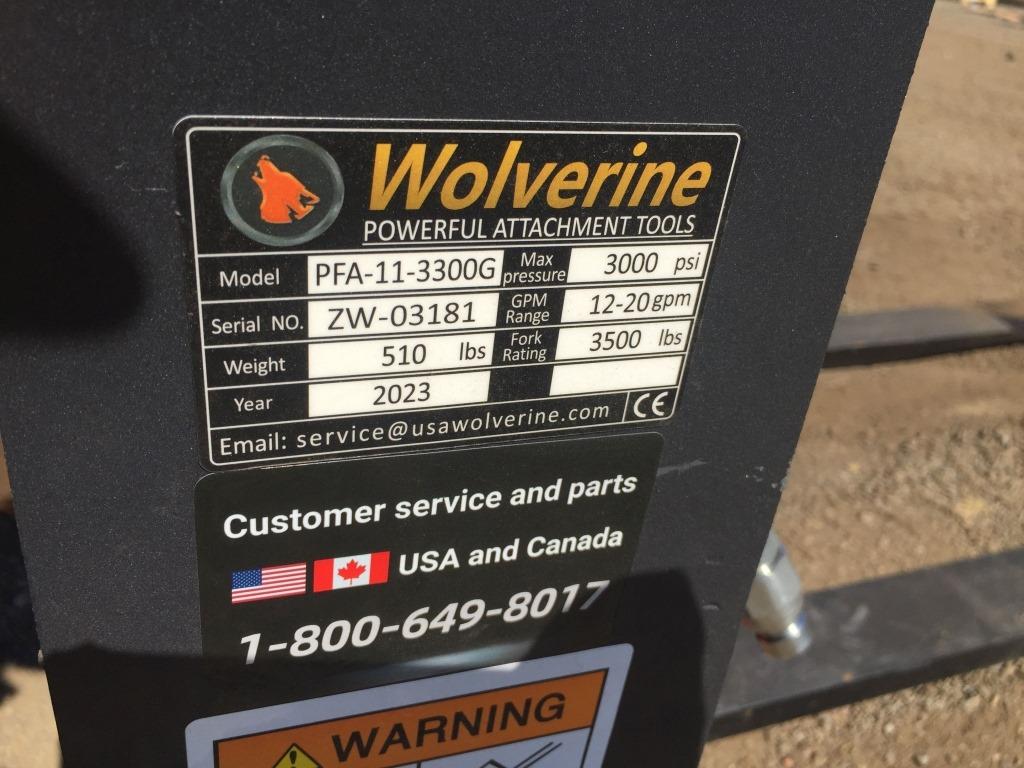 Unused Wolverine PFA-11-330G 48in Forklift