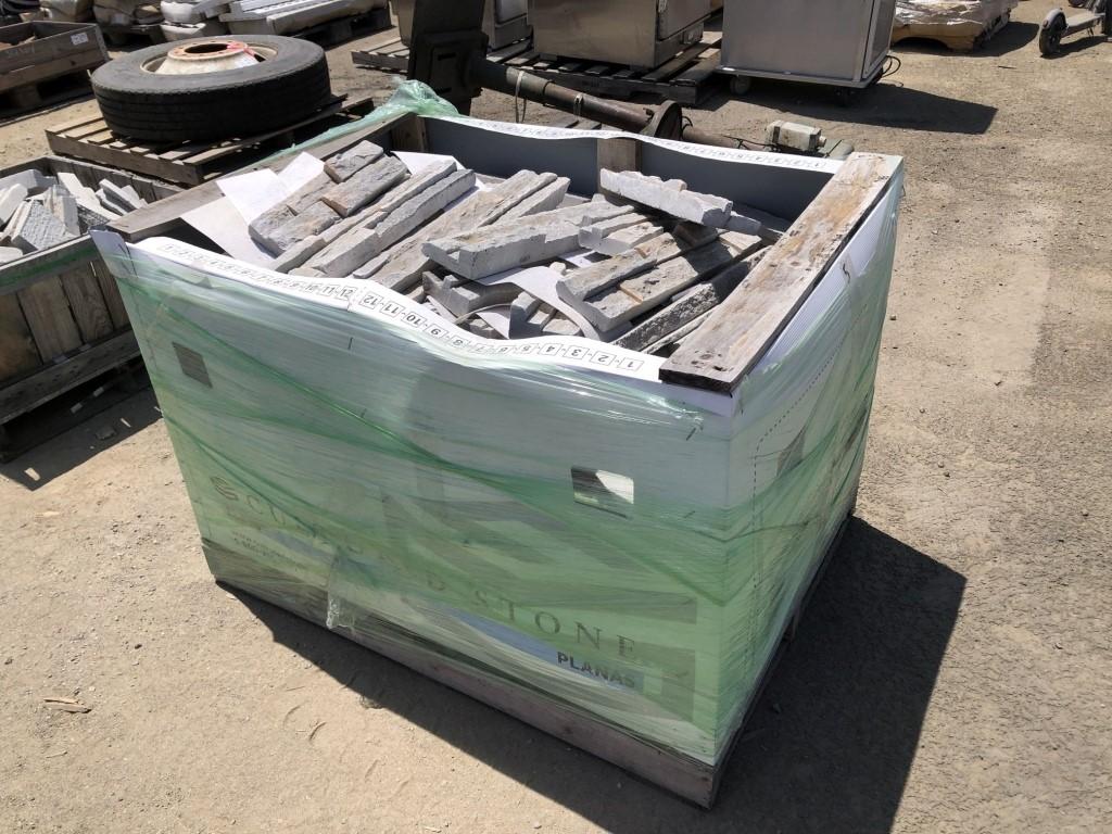 Crate of Misc Stone Tile.
