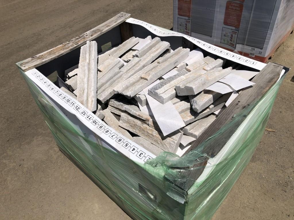 Crate of Misc Stone Tile.