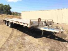 2000 Walton Equipment Trailer,