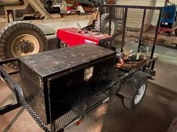 Lincoln Ranger 225 Generator/Welder (103 Hrs.) w/Torch Set on 2019 Carry-On 5'x8' Trailer w/Access.