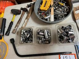 Assortment of Hammers, Wrenches, Sockets