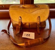 Vintage Leather Messenger Bag Shoulder Strap