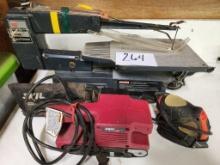 Craftsman 16in Scroll Saw, Skil Belt Sander,