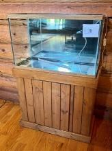Vintage Aquarium Cabinet