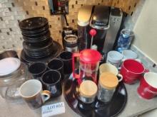 Keurig System, French Press, Coffee Mugs,