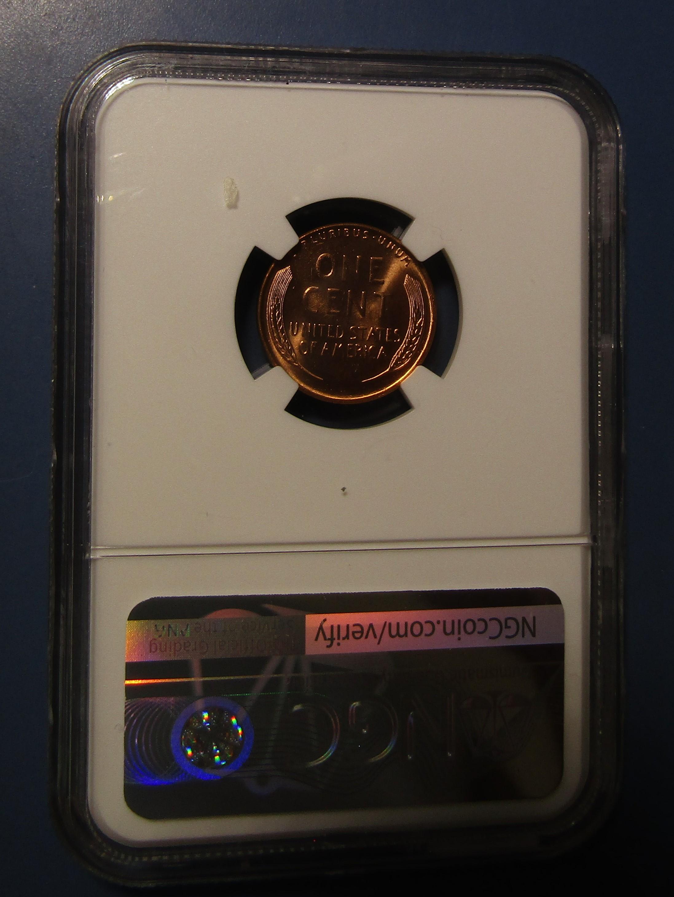1952-D LINCOLN CENT NGC MS-66 RED