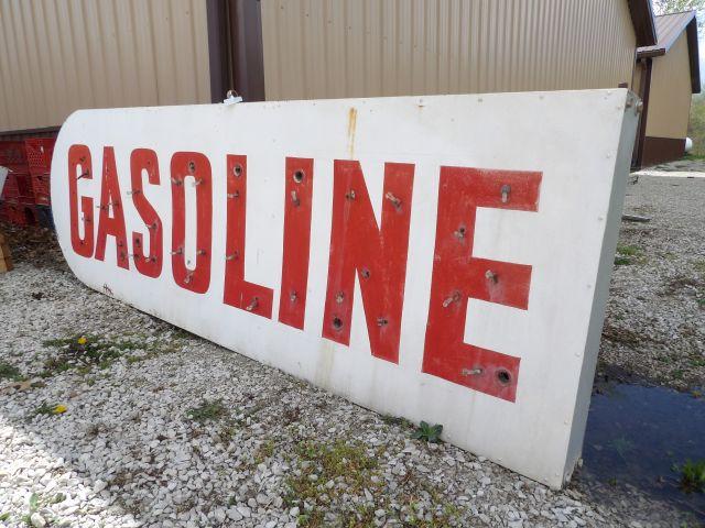 Gasoline Service Station Neon Sign