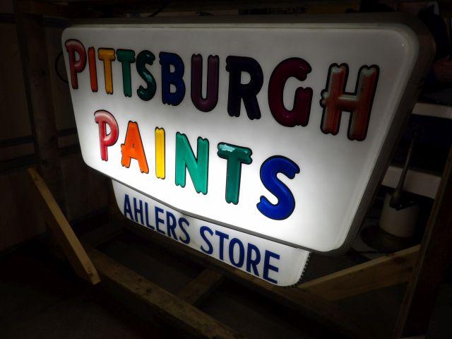 Pittsburgh Paints  Light Sign