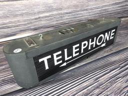 Bell Telephone Lighted Sign