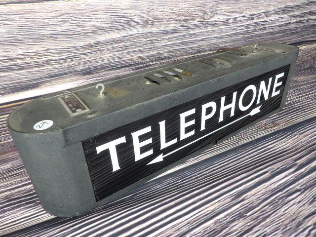 Bell Telephone Lighted Sign