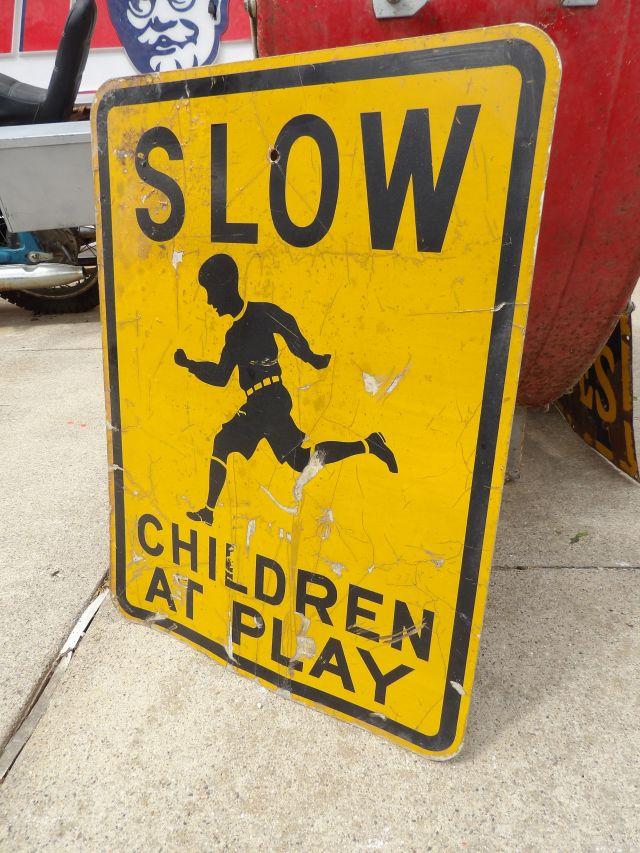 Slow Childrens Sign