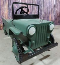 Hamilton Steel Products Military Jeep Pedal Car