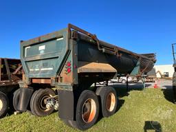 1999 TRAVIS BODY & TRAILER, INC. 38' STEEL  HALF ROUND DUMP TRAILER VIN: 1T97A3720X1247912