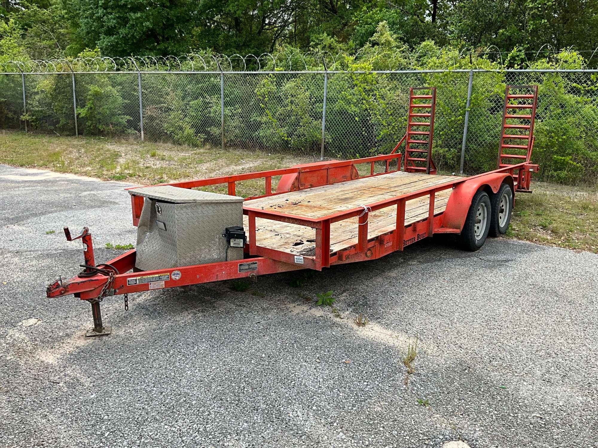 2016 BETTER BUILT TRAILERS, INC UTILITY TRAILER 7'X18' VIN: 4MNFB1821G1000462