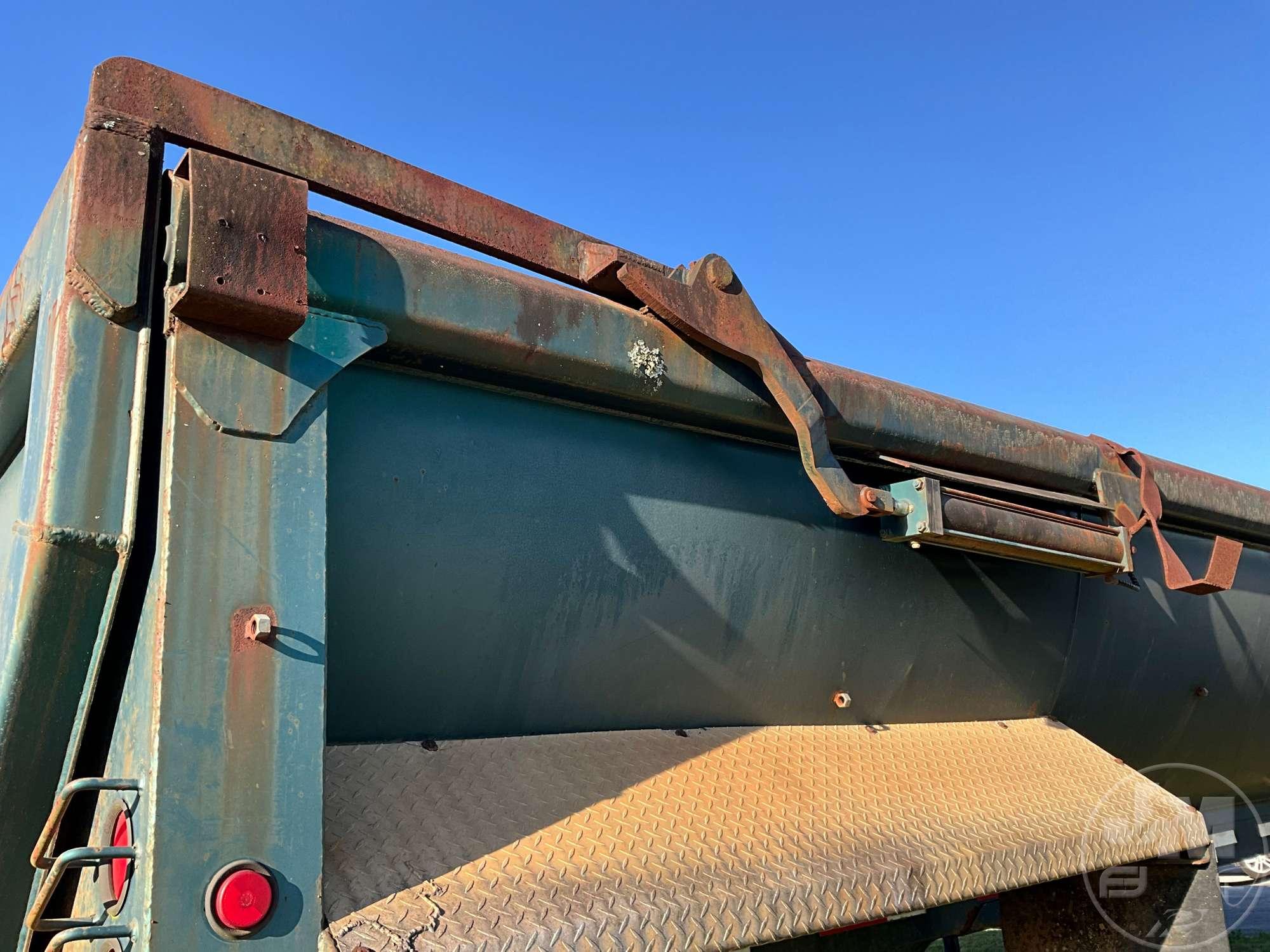 1999 TRAVIS BODY & TRAILER, INC. 38' STEEL  HALF ROUND DUMP TRAILER VIN: 1T97A3720X1247912