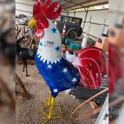 6 FT METAL ROOSTER