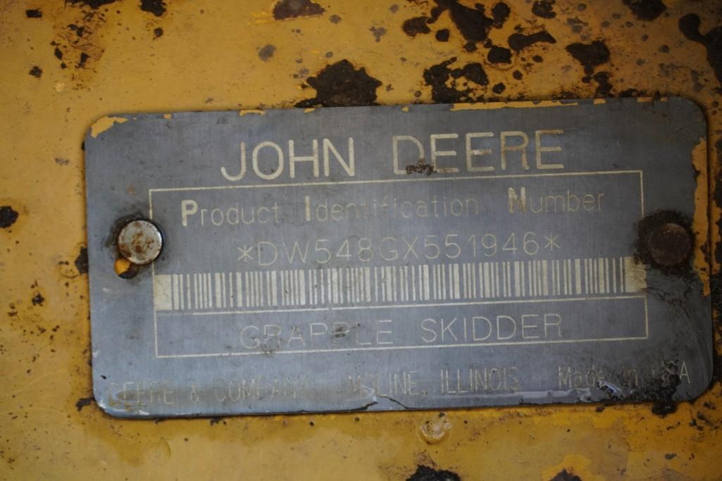 1995 John Deere 548G Grapple Skidder