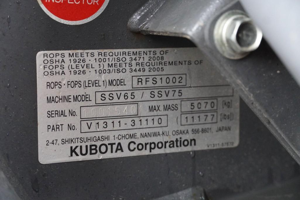 2016 Kubota SSV65 Skid Steer