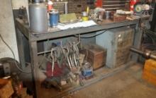 Steel Workbench with Grinder