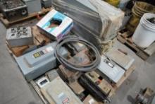 Assorted Electric Transfer Boxes & Flexible Conduit
