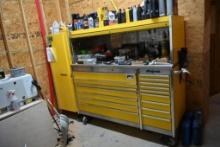 Snap-On 8' Rolling Toolbox with Worktop Fully Loaded with Tools