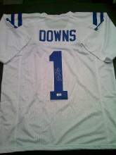 Josh Downs Indianapolis Colts Autographed Custom Football Jersey Beckett Hologram